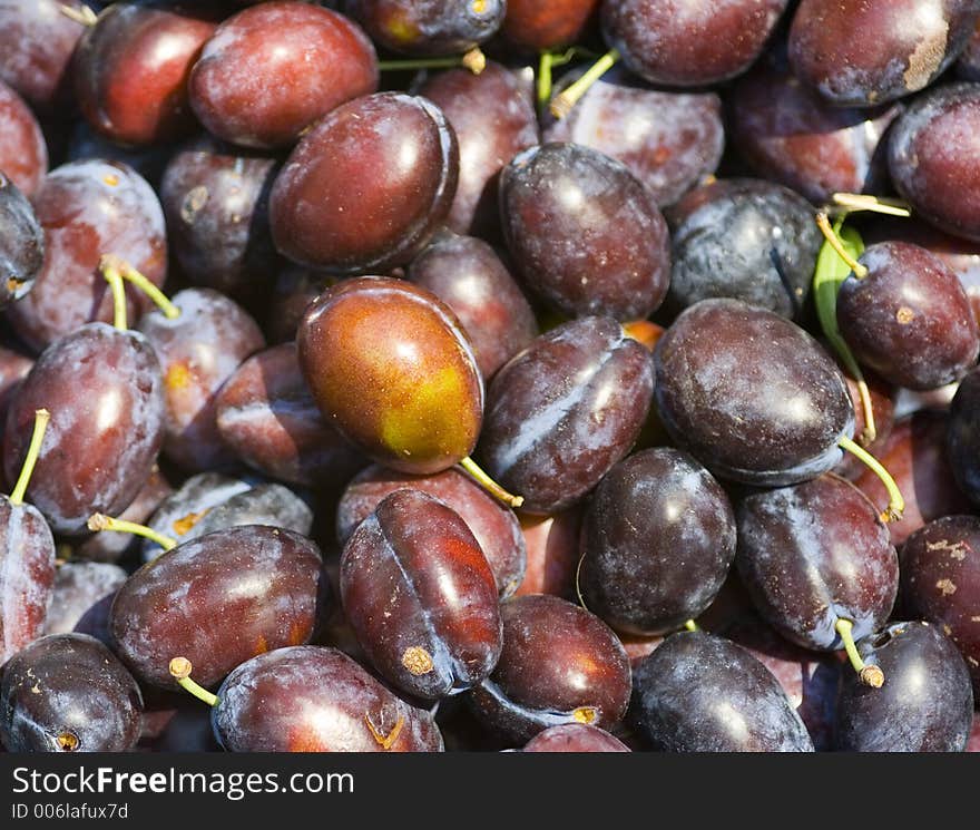 Image of fresh plums