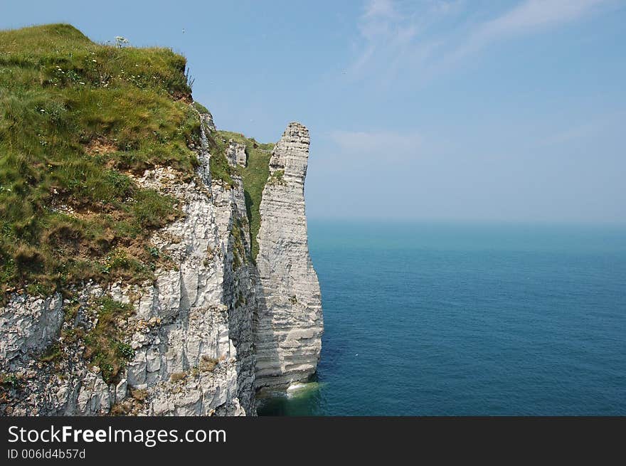 The cliffs of etretat