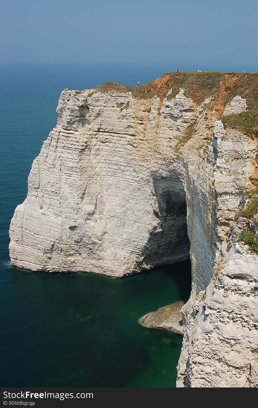 The cliffs of etretat