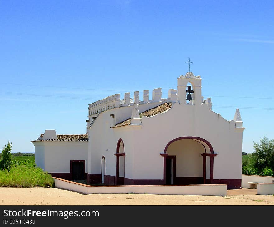 Ermida of century XVI, constructed in the Farm of the Esporão in Reguengos de Monsaraz. Ermida of century XVI, constructed in the Farm of the Esporão in Reguengos de Monsaraz.