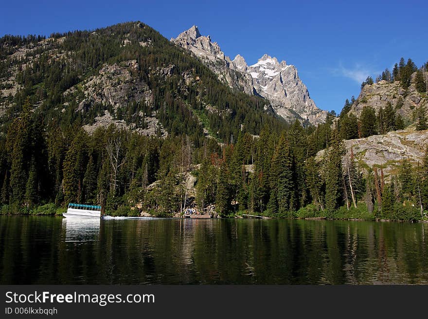 Passenger Boat On Lake