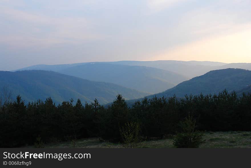 Blue mountains. Blue mountains