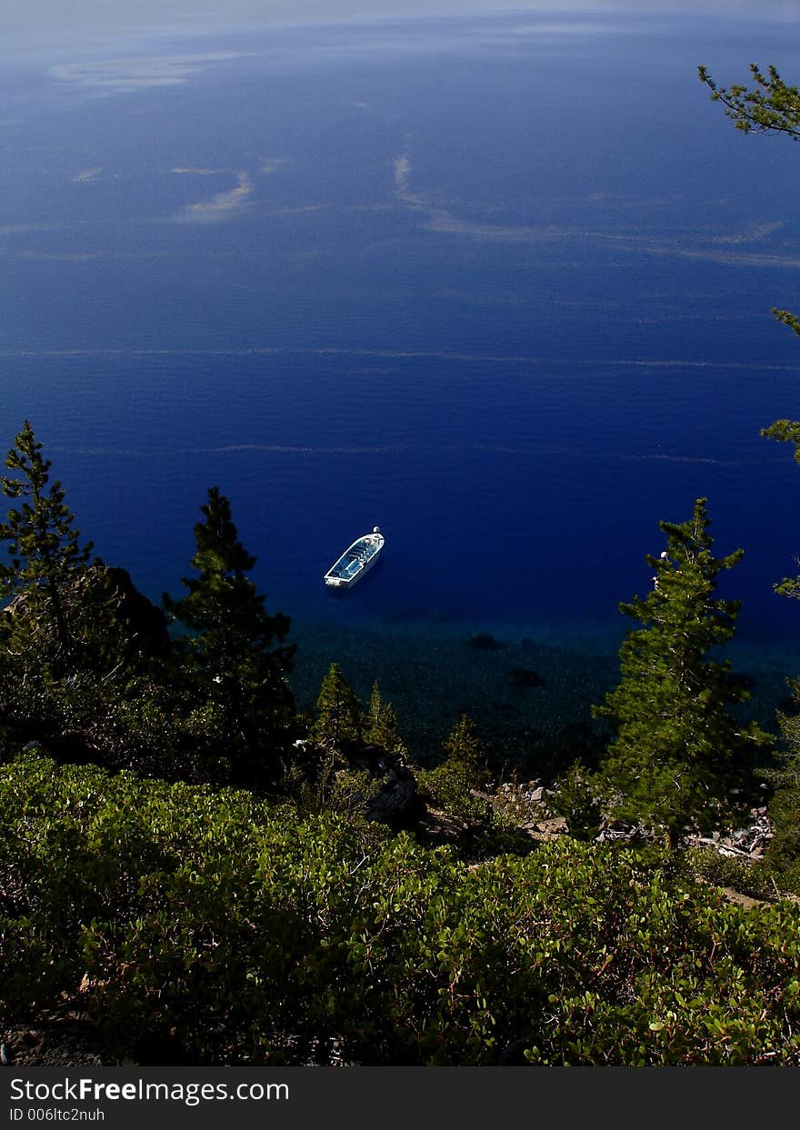 Blue Lake Boat