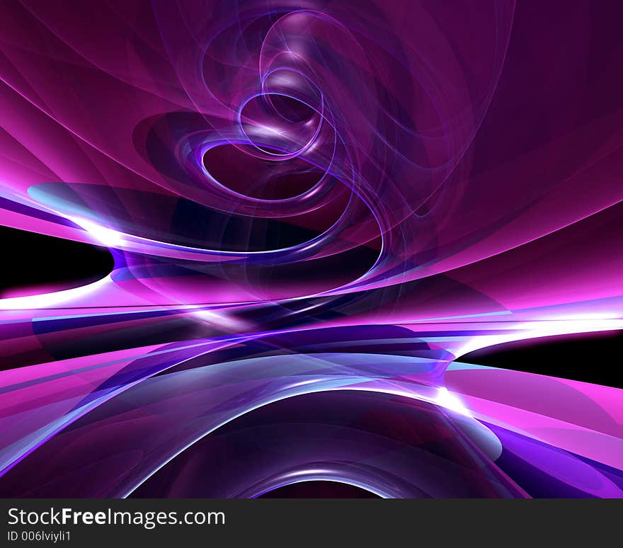 3D generated abstract background