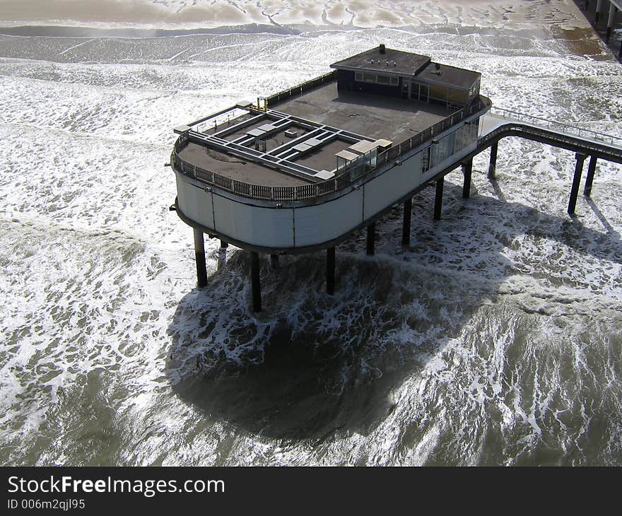 Pontile dall'alto olanda