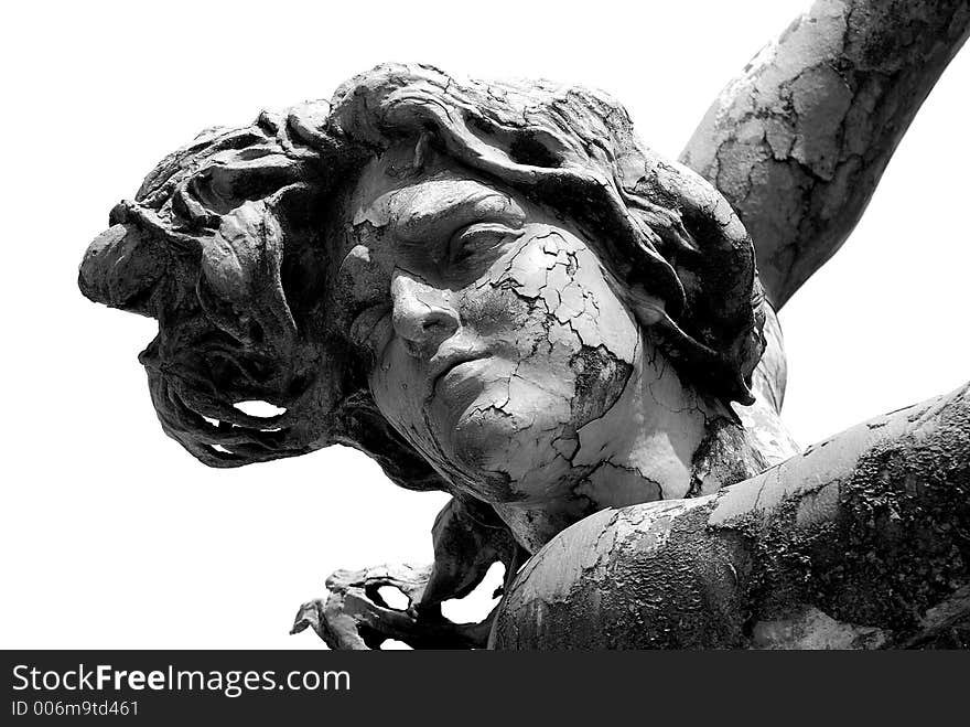 Part of the incredible fountain at Piazza della Repubblica