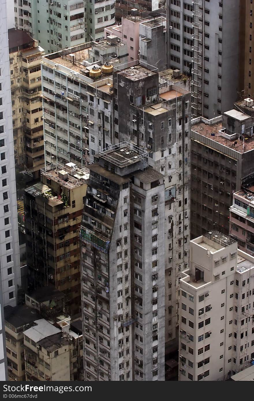 Apartments in Hong Kong.