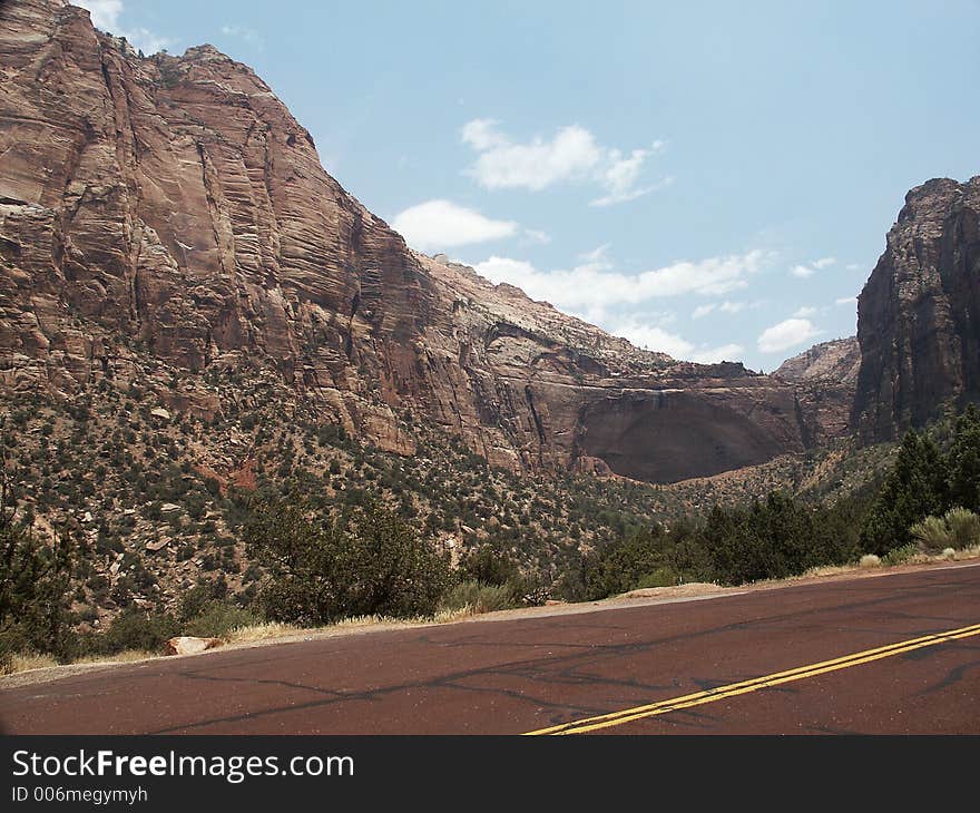 Arch in Zion National Park