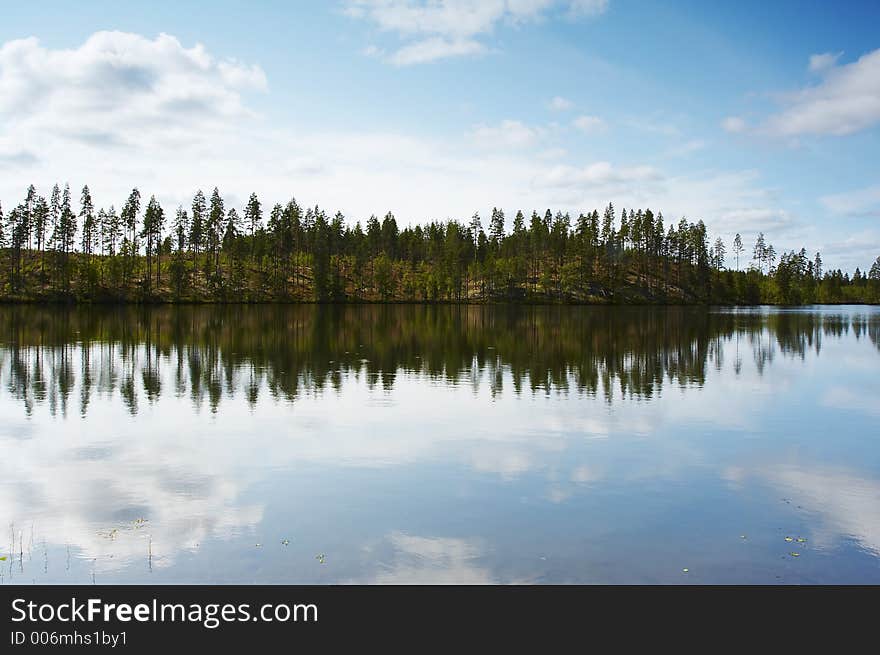 Lake landscape