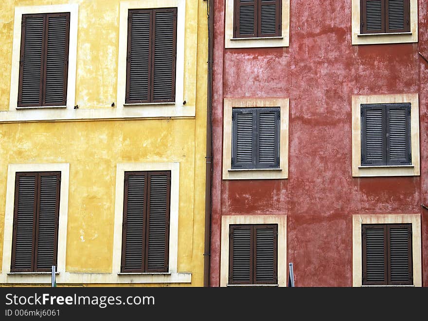 Colourful houses