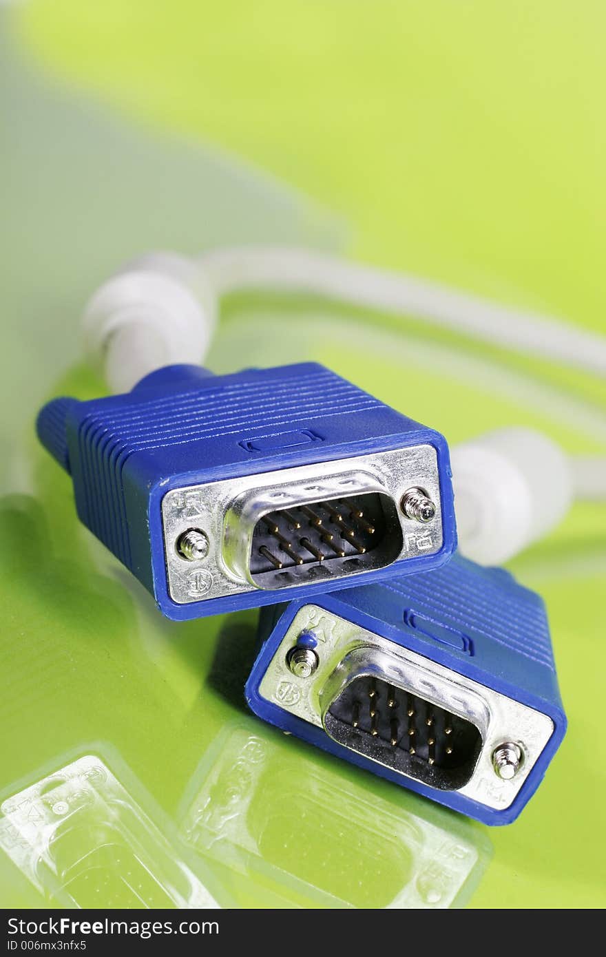 Blue connection cable