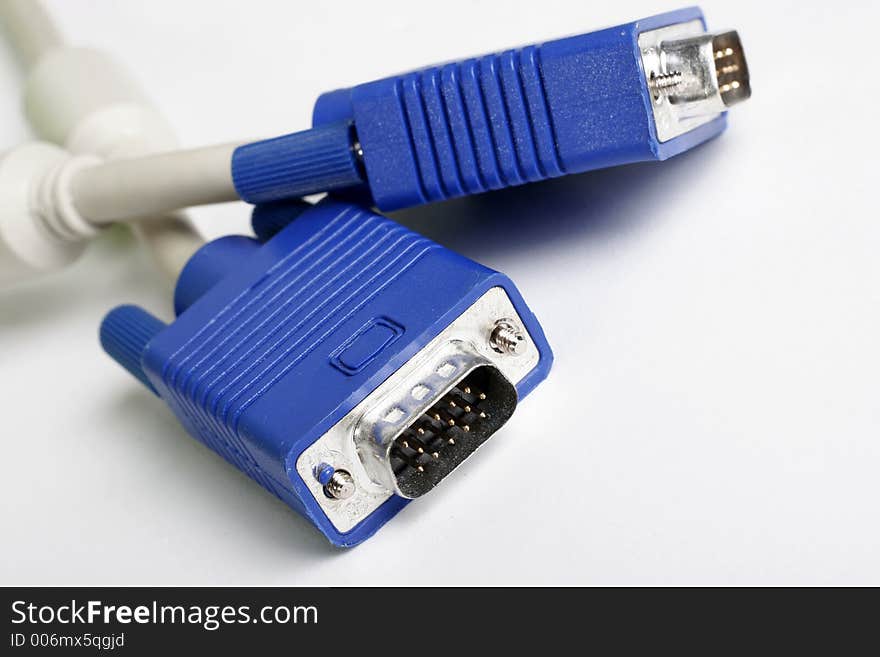 Blue connection cable