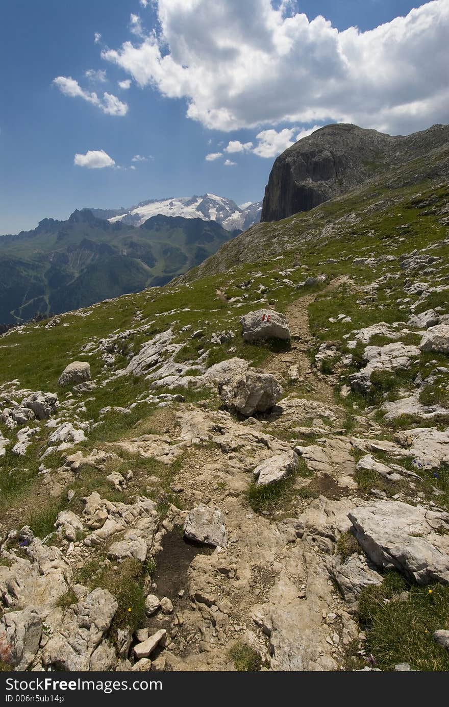 Landscape in southern Tyrol