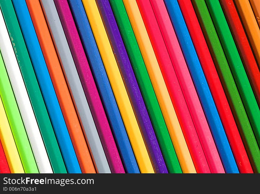 Varicoloured pencils