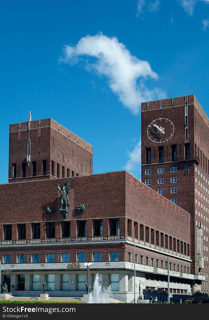 The city-hall of Oslo