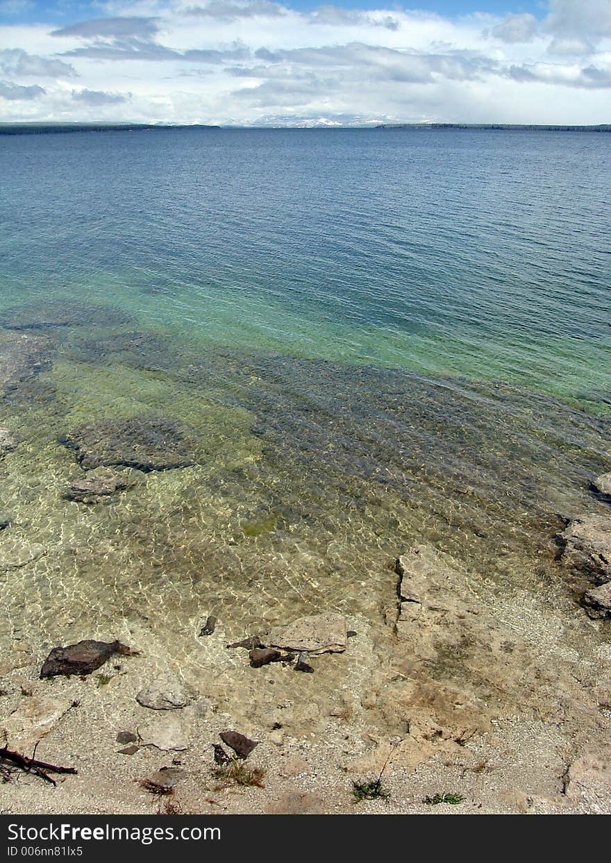 Lake and shore