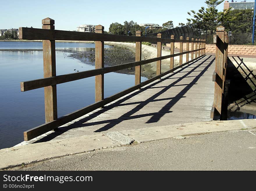 Little Bridge in Park