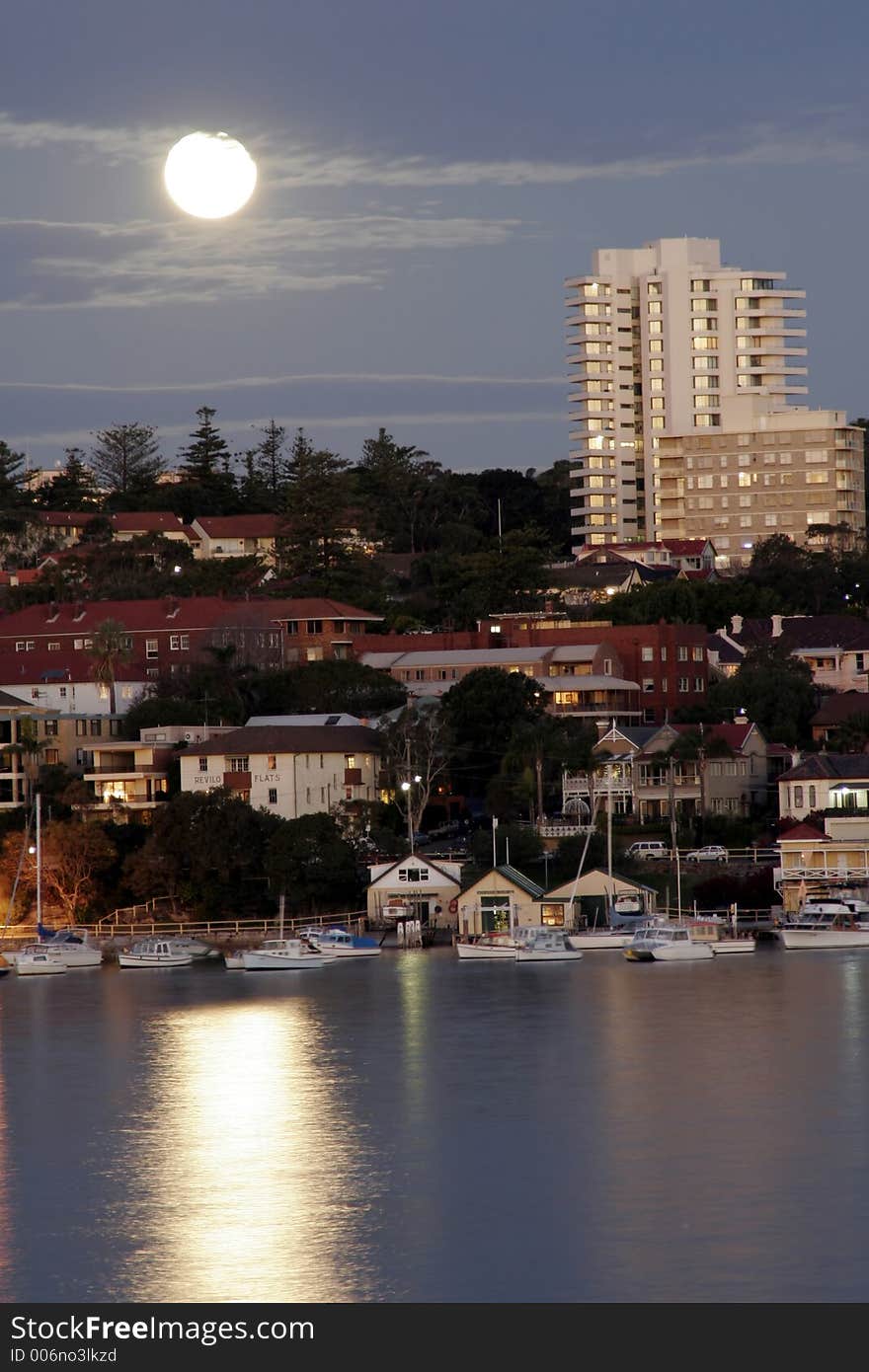 Moon Over The City - Sydney, Australia