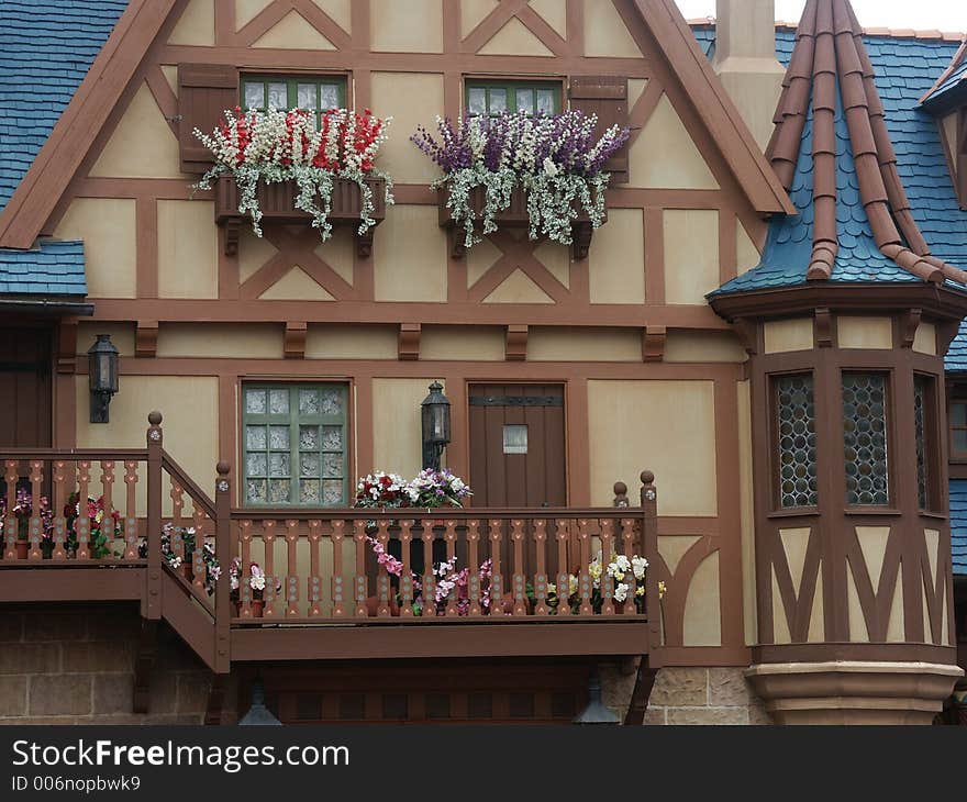 One of the buildings in Magic Kingdom, FL. One of the buildings in Magic Kingdom, FL