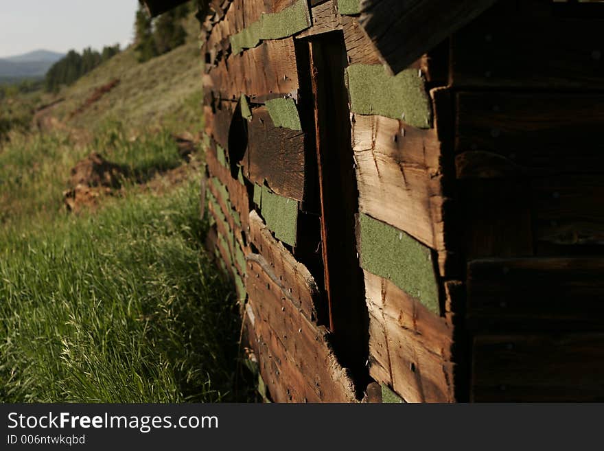 Side of an old homestead