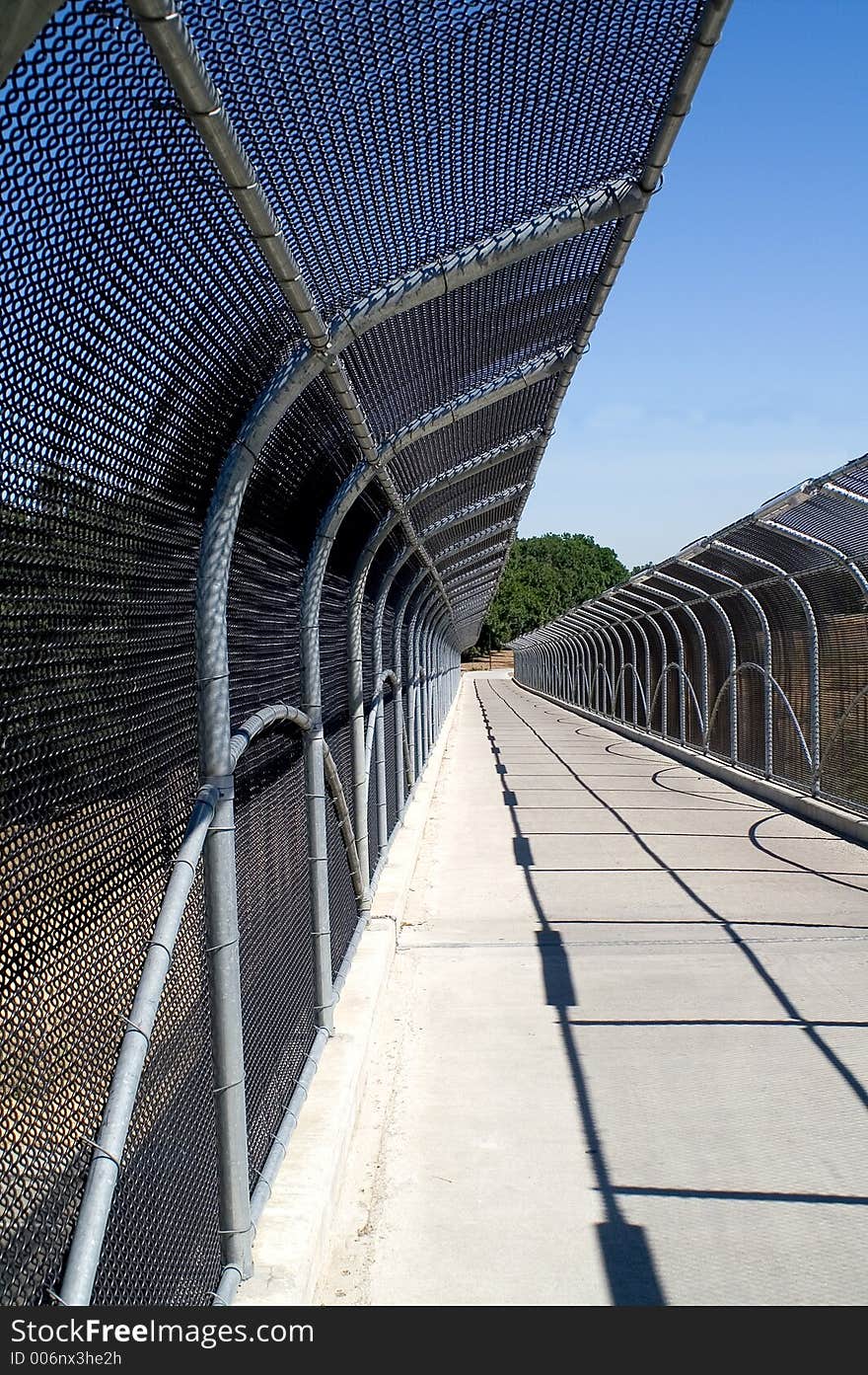 Pedestrian/bicycle bridge. Pedestrian/bicycle bridge