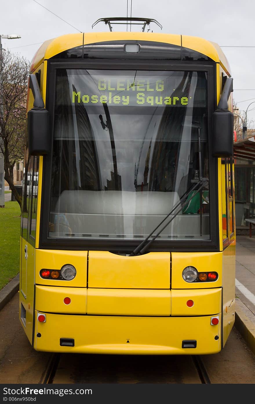A Bombardier Flexity Class tram in Adelaide, South Australia. A Bombardier Flexity Class tram in Adelaide, South Australia.