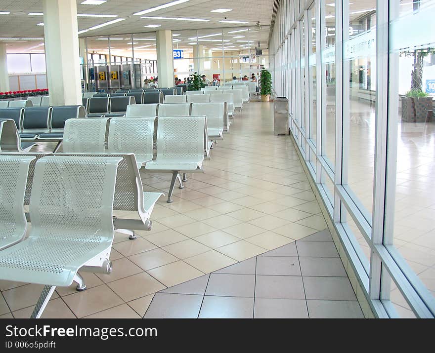 Received luggage area, xiamen airport, china