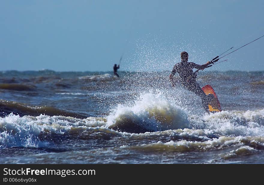 Kitesurfing