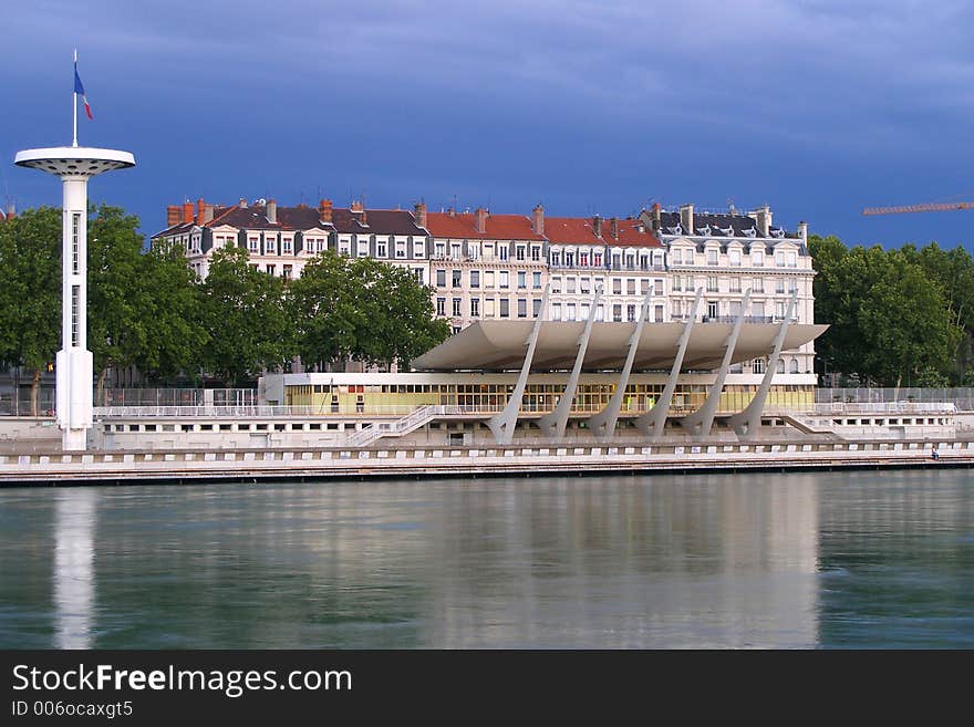 Swimming-pool, at lyon in france