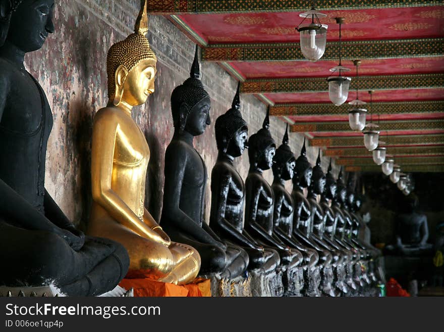 Golden Holy Statue of Buddha