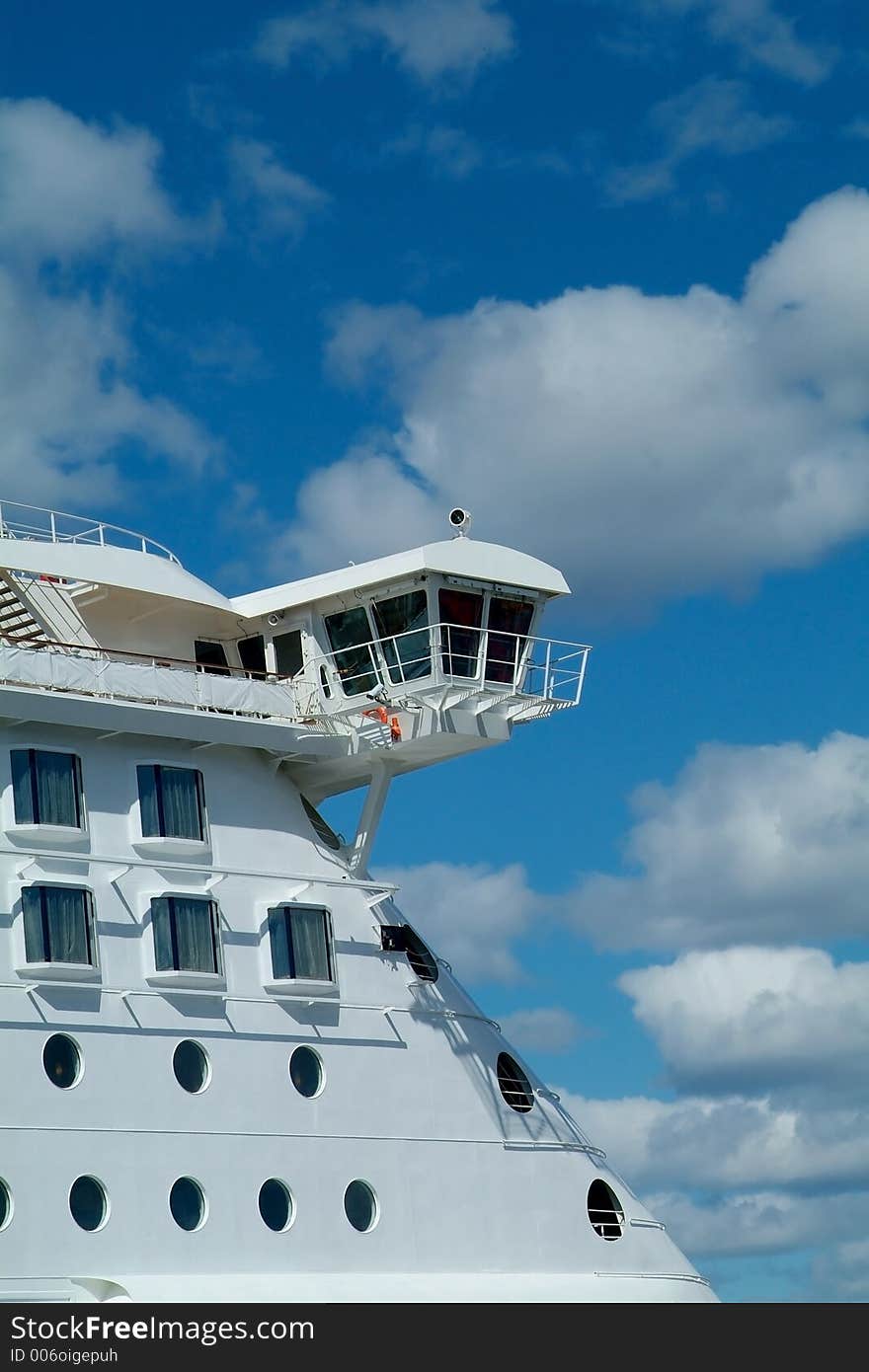 Detail of passenger ferry