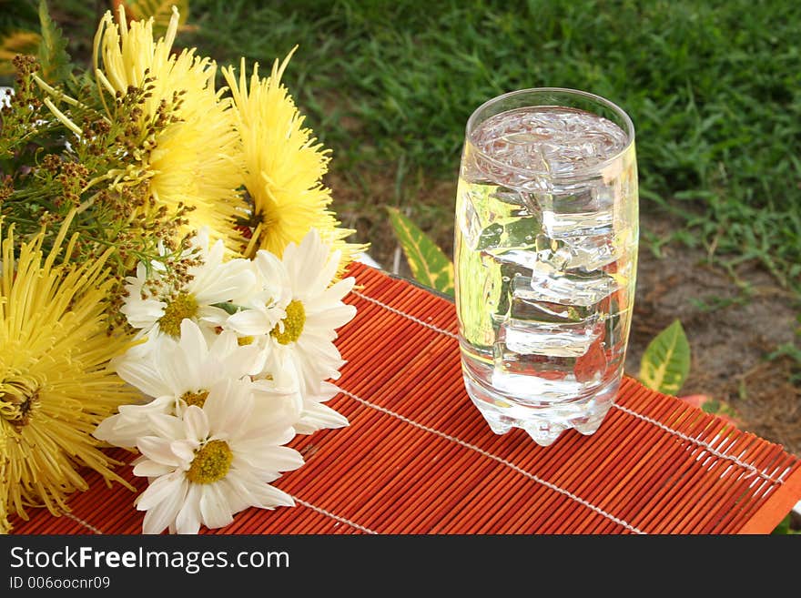 Fresh Water And Flowers