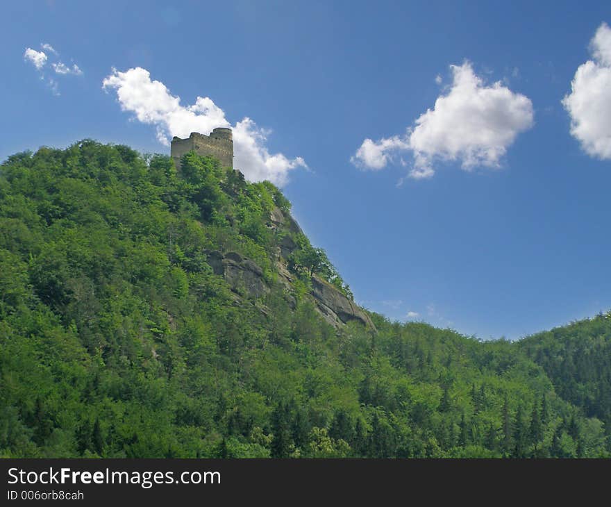 Castle on high rock. Castle on high rock