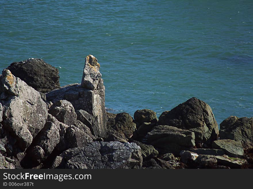 Stone formation near Brookings, Oregon. Stone formation near Brookings, Oregon