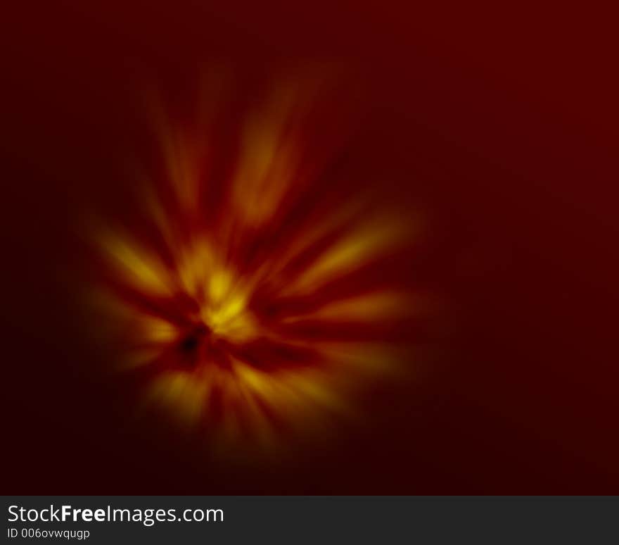 Red Burst Background