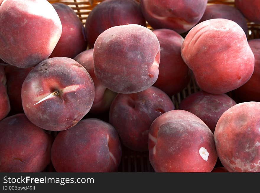 Peaches from farmers market