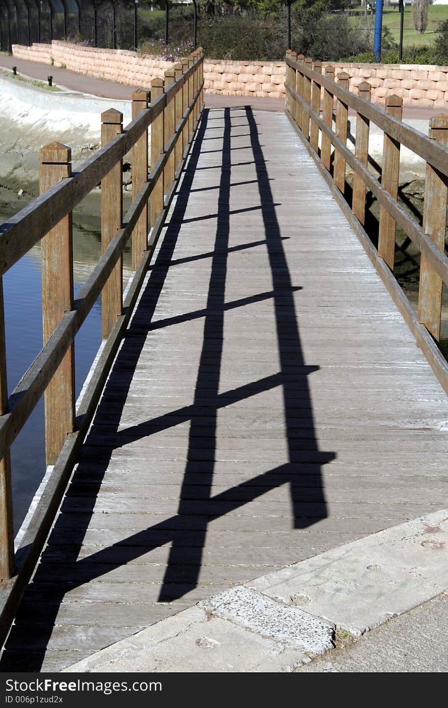 Little Bridge in Park