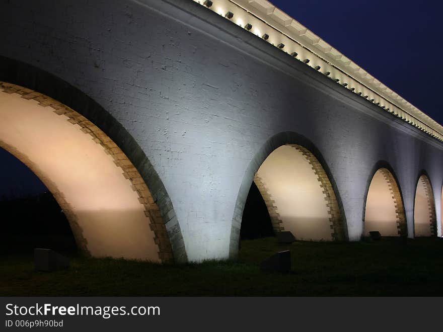 Rostokin's aqueduct in Moscow