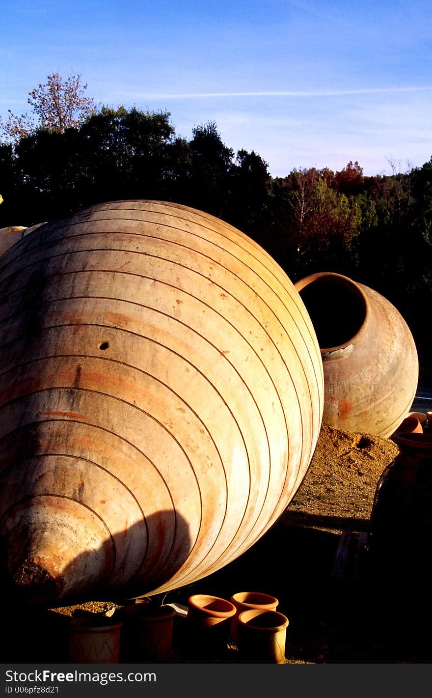 Amphorae in the Povence, France. Amphorae in the Povence, France