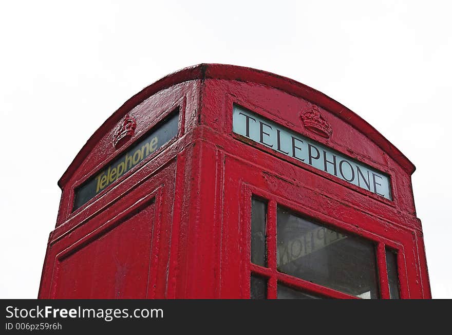 British telephone box