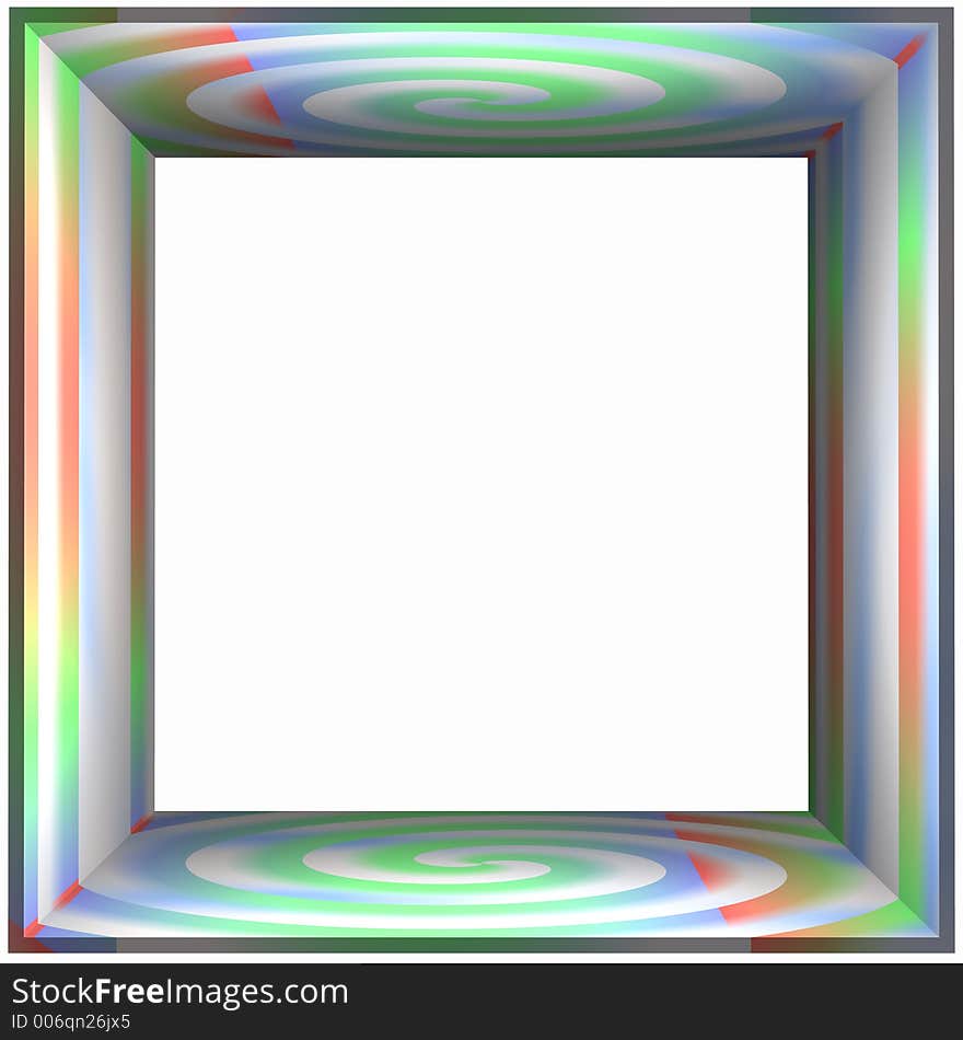 Box Frame Color Spiral