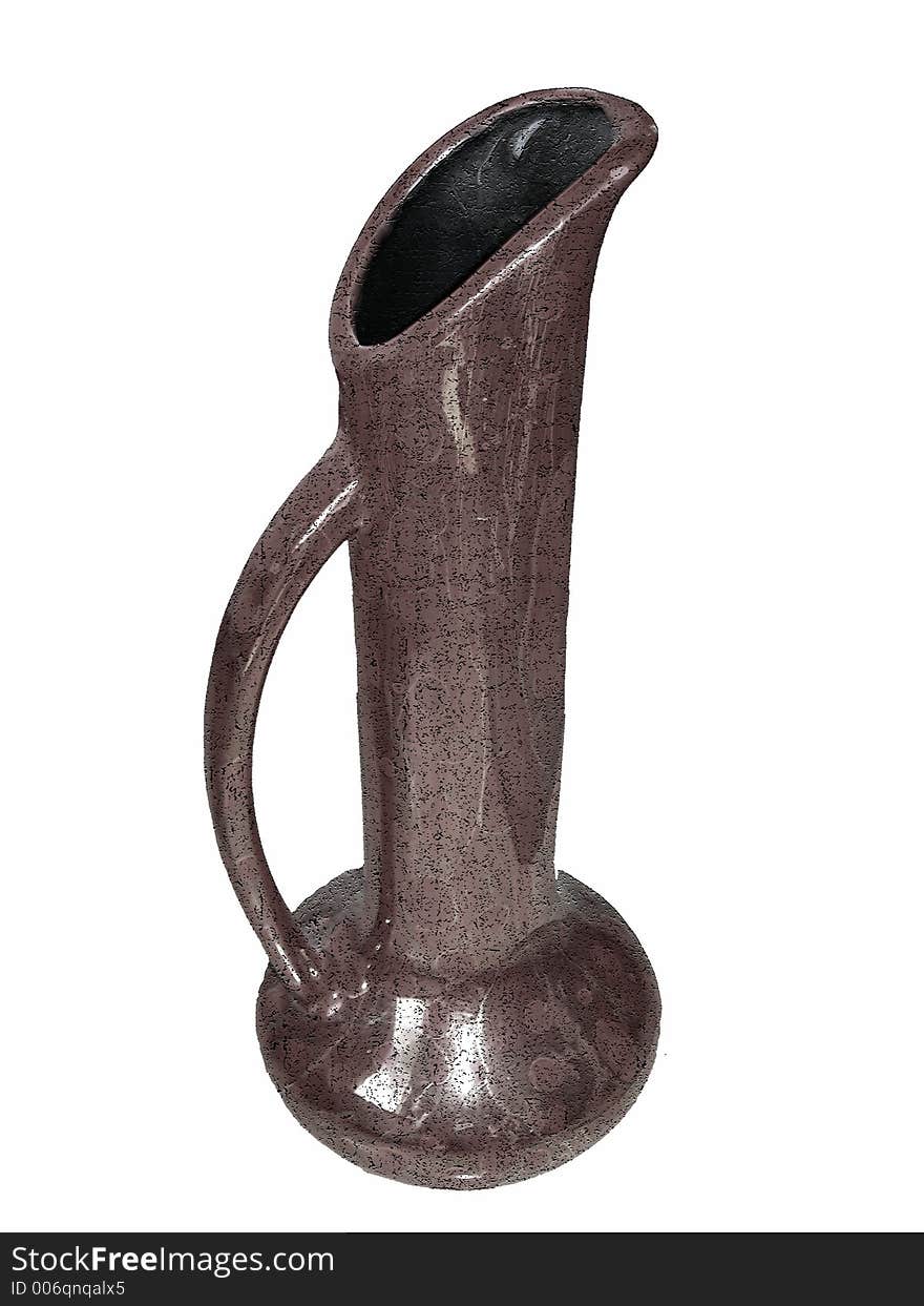 Vase Oriental Isolated