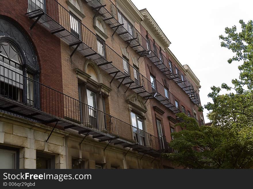 Apartments in downtown Boston, MA.