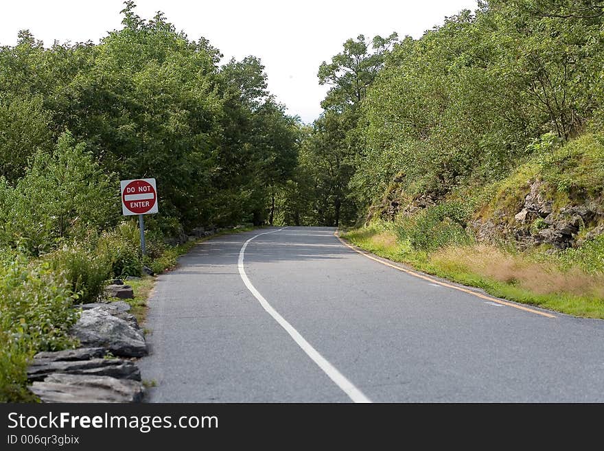 Path leading down Mount Wachusett in Massachusetts. Path leading down Mount Wachusett in Massachusetts.