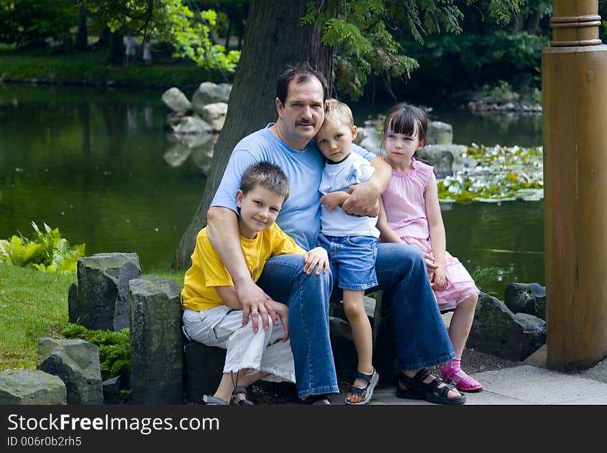 Family On Park