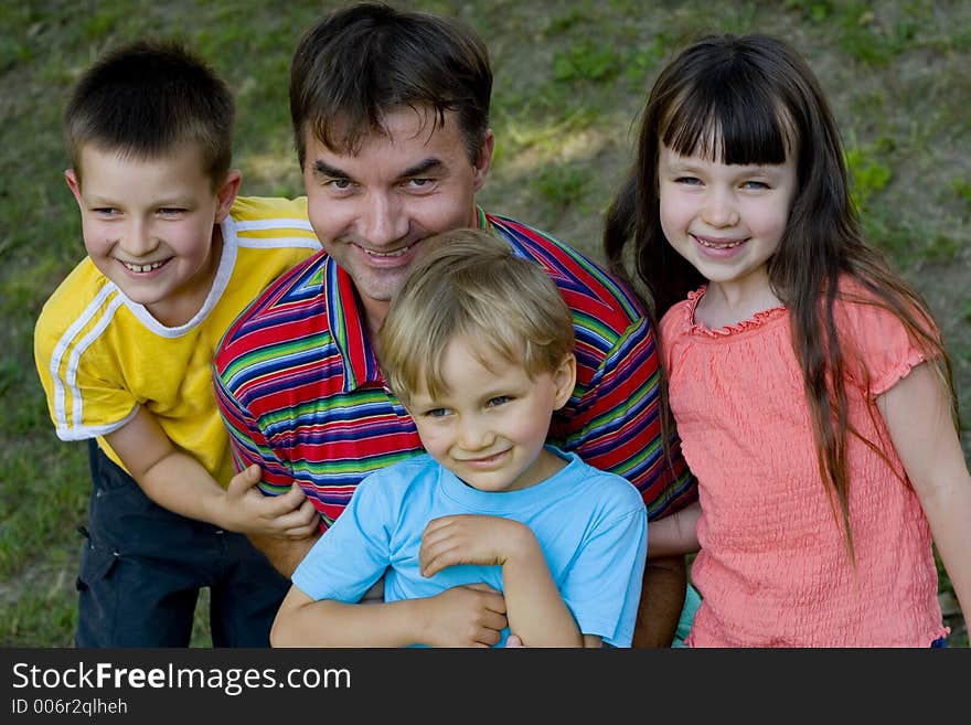 Children with uncle