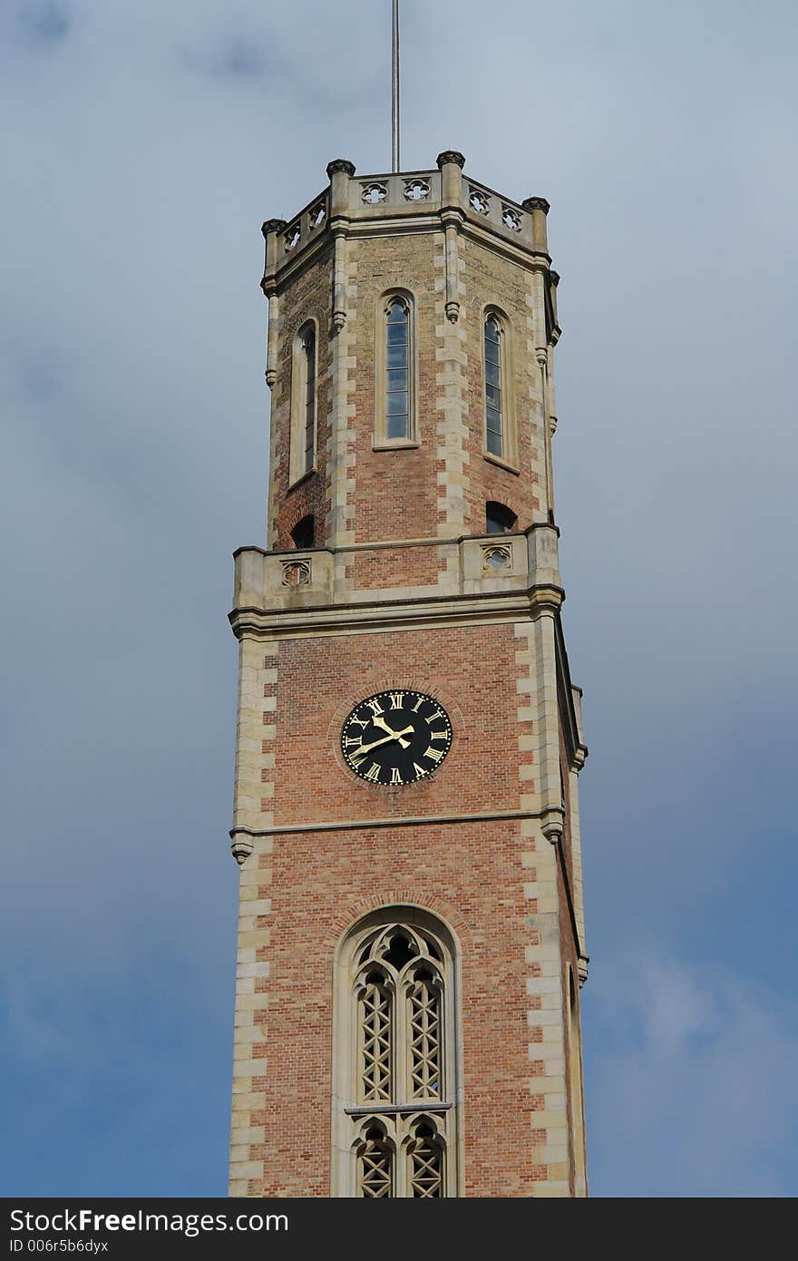 Tower of old post building in Hamburg, Germany. Tower of old post building in Hamburg, Germany