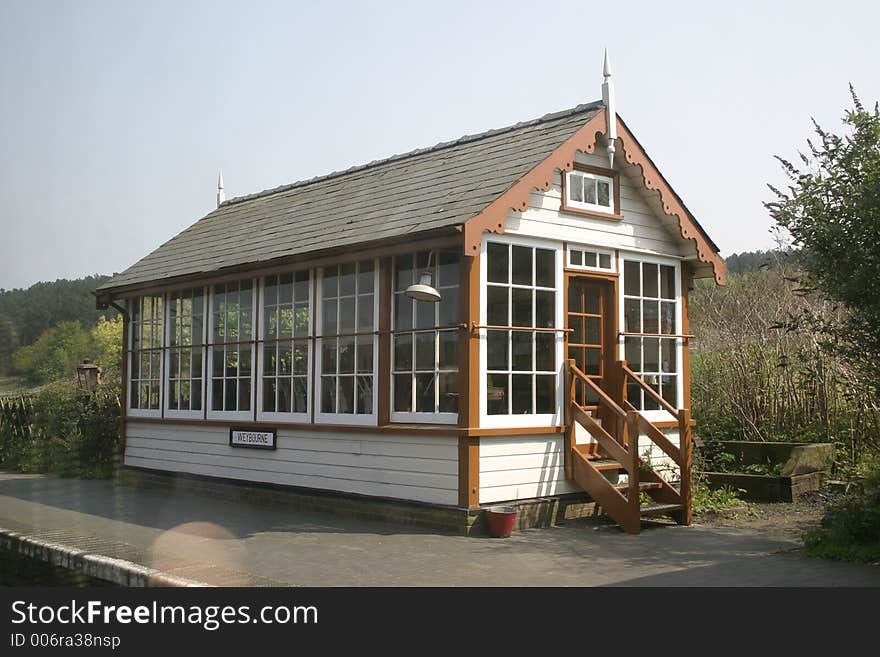 Railway signal box