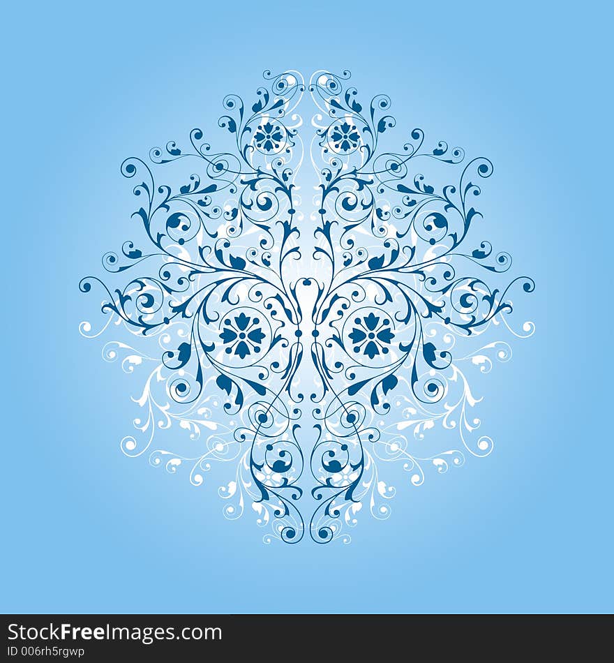 Ornamental design, digital artwork. Ornamental design, digital artwork