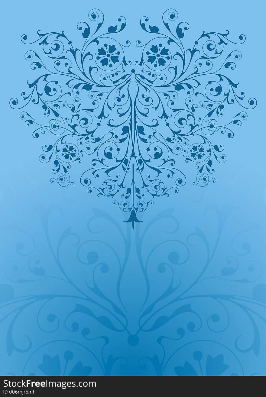 Ornamental design, digital artwork. Ornamental design, digital artwork